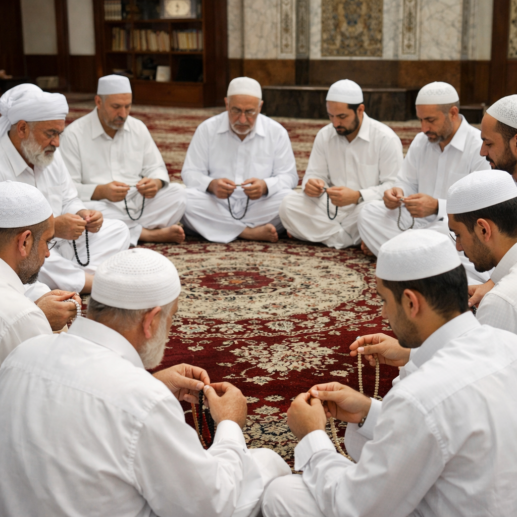 VRIJEDNOST SJEDENJA U HALKAMA U KOJIMA SE SPOMINJE ALLAH